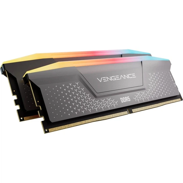 Модуль пам'яті DDR5 Corsair Vengeance RGB RS 2x16GB 5200MHz Cool Gray (CMG32GX5M2B5200Z40) [175916] - зображення 4