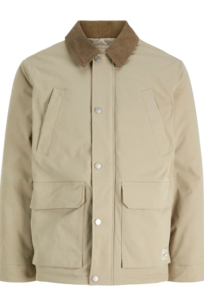 Куртка з вельветовим коміром Jack&Jones бежева 3XL (100387-beige-13426) - изображение 5
