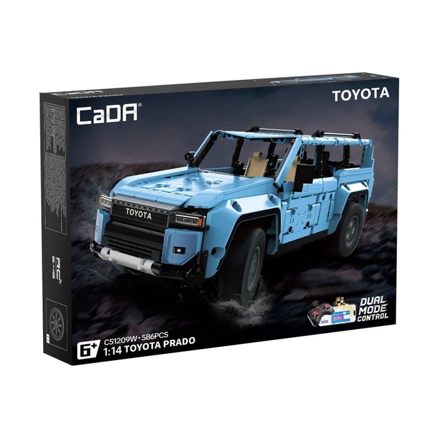 Конструктор CaDA Toyota Prado (C52109W) на радиоуправлении, 1:14 (586 деталей) - изображение 5