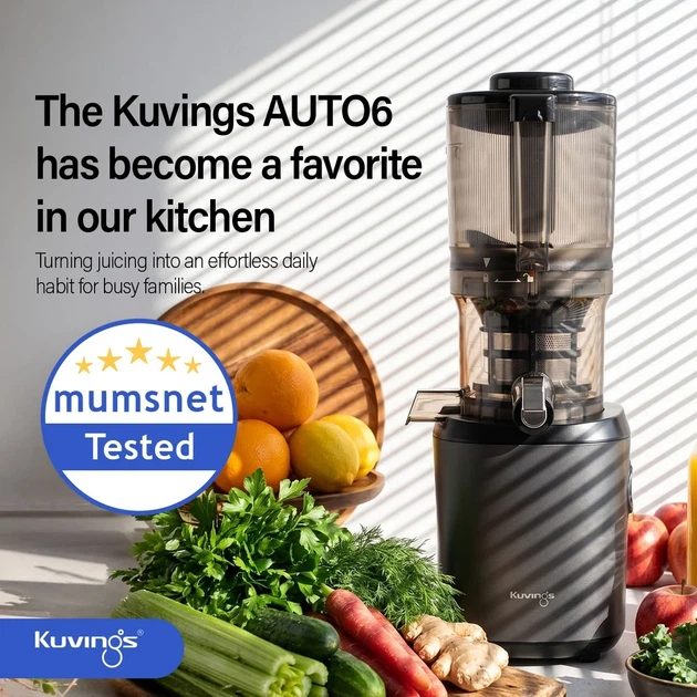 Шнековая соковыжималка Kuvings AUTO6 Lite Black + сорбет - изображение 15