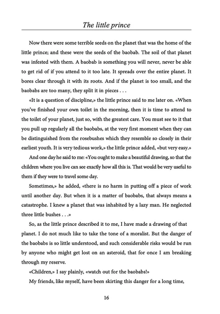 Книга The Little Prince / Маленький принц. Антуан де Сент-Екзюпері - Фото 9 Книга The Little Prince / Маленький принц. Антуан де Сент-Екзюпері - изображение 9