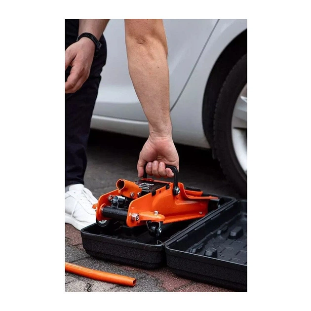 Домкрат Neo Tools гідравлічний, підкатний, 2.5т, 85-385мм (11-733) - изображение 2