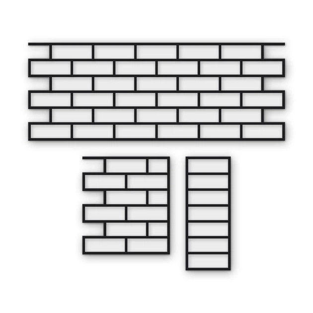 Многоразовый трафарет 97×37 см + 2 откоса, 3 мм — под плитку Миникабанчик 50×150 мм, декоративная штукатурка стен - Фото 1 Многоразовый трафарет 97×37 см + 2 откоса, 3 мм — под плитку Миникабанчик 50×150 мм, декоративная штукатурка стен - изображение 1