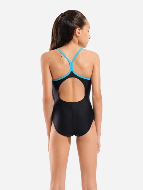 Детский слитный купальник для бассейна для девочки Arena Swimsuit Light Drop Solid 005919-589 116 см Черный (3468337725794) - изображение 2