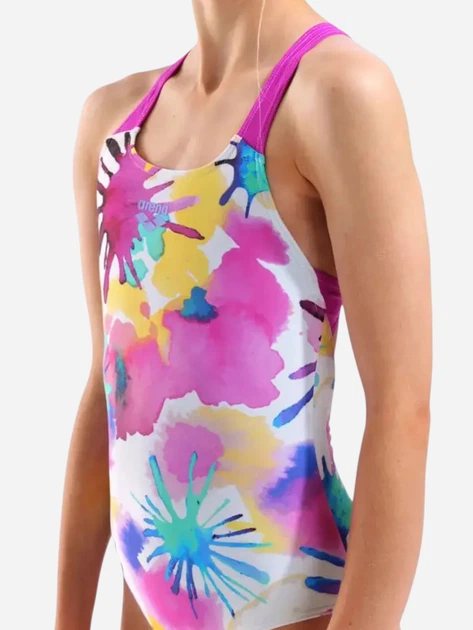 Подростковый слитный купальник для бассейна для девочки Arena Spraying Swimsuit Swim Pro Bac 010720-815 152 см Белый/Розовый (3468337749639) - Фото 4 Подростковый слитный купальник для бассейна для девочки Arena Spraying Swimsuit Swim Pro Bac 010720-815 152 см Белый/Розовый (3468337749639) - изображение 4