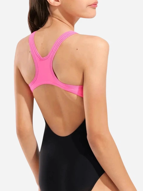 Детский слитный купальник для бассейна для девочки Arena Sunrise Swimsuit Swim Pro Back 010762-590 128 см Черный/Бирюзовый/Розовый (3468337848684) - Фото 4 Детский слитный купальник для бассейна для девочки Arena Sunrise Swimsuit Swim Pro Back 010762-590 128 см Черный/Бирюзовый/Розовый (3468337848684) - изображение 4