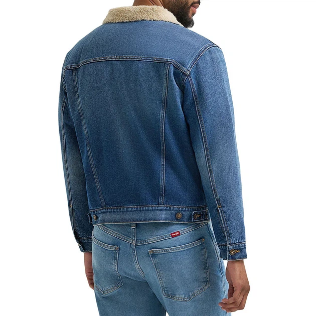 Тепла джинсова куртка Wrangler - Steel Blue XL (112373885) - Фото 2 Тепла джинсова куртка Wrangler - Steel Blue XL (112373885) - зображення 2