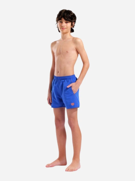 Подростковые шорты для купания для мальчика Arena Beach Boxer Solid R 006447-831 140 см Синие (3468337735175) - изображение 3