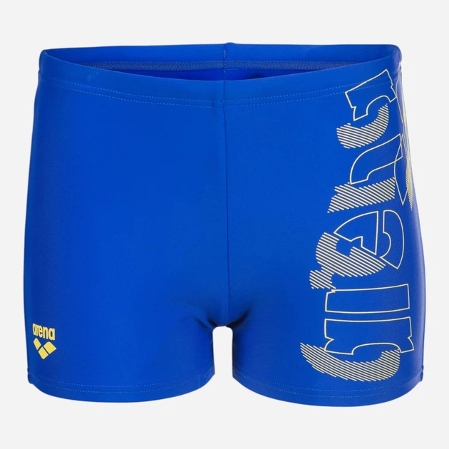Подростковые плавки-шорты для мальчика Arena Tales Swim Short 009087-802 140 см Синий/Желтый (3468337784357) - изображение 3