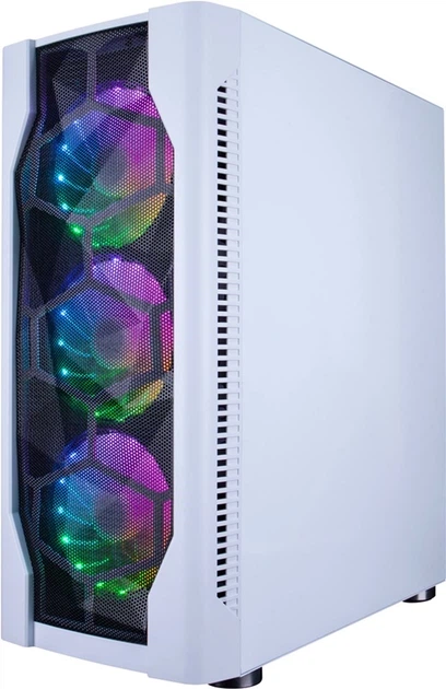 Корпус 1stPlayer D4-WH-4F1-W White с 4 RGB вентиляторами - изображение 2