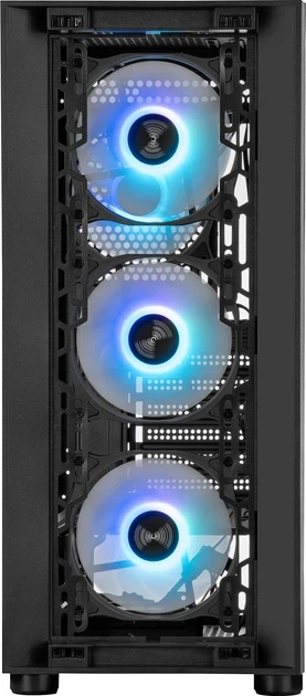 Корпус Prologix GM-07RBA Black с 4 ARGB вентиляторами - Фото 6 Корпус Prologix GM-07RBA Black с 4 ARGB вентиляторами - изображение 6