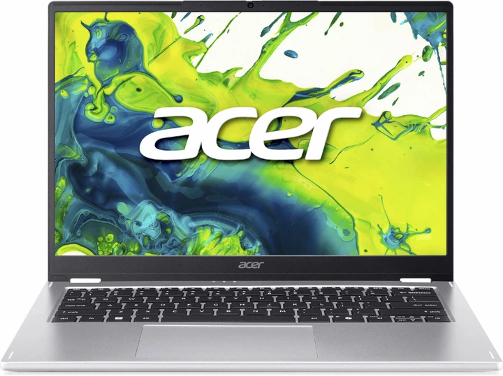 Ноутбук ACER Aspire ASP14-51N (NX.DSTEP.001), Intel Core Ultra 5-115U / 14" / Touch / RAM 16 ГБ DDR5 / SSD 512 ГБ / Intel Graphics / Windows 11 Home / Сріблястий - Фото 1 Ноутбук ACER Aspire ASP14-51N (NX.DSTEP.001), Intel Core Ultra 5-115U / 14" / Touch / RAM 16 ГБ DDR5 / SSD 512 ГБ / Intel Graphics / Windows 11 Home / Сріблястий - изображение 1