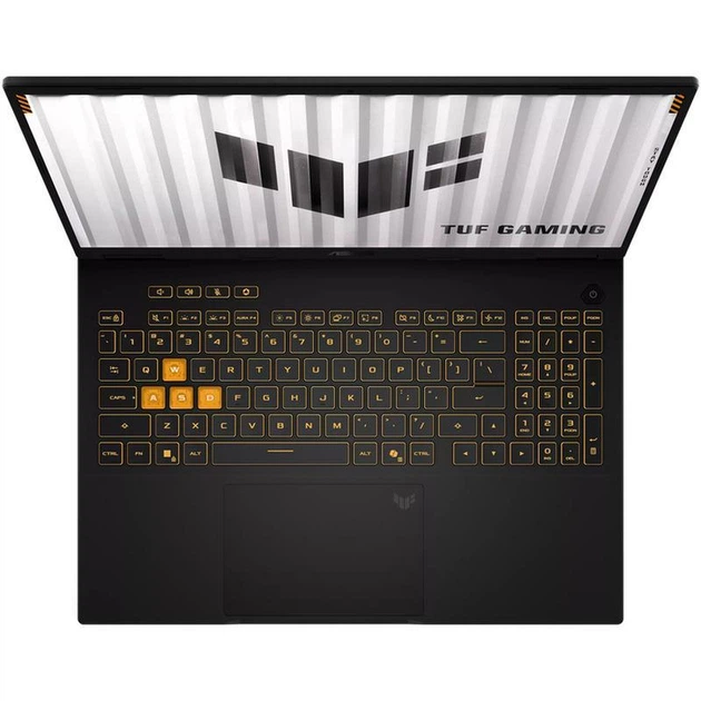 Ноутбук Asus TUF F16 (FX610JH-TU026), Intel Core i5-14450HX / 16'' / 144 Гц / RAM 16 ГБ DDR5 / SSD 512 ГБ / Intel UHD Graphics + RTX 5050 / Без ОС / Чорний - Фото 2 Ноутбук Asus TUF F16 (FX610JH-TU026), Intel Core i5-14450HX / 16'' / 144 Гц / RAM 16 ГБ DDR5 / SSD 512 ГБ / Intel UHD Graphics + RTX 5050 / Без ОС / Чорний - зображення 2