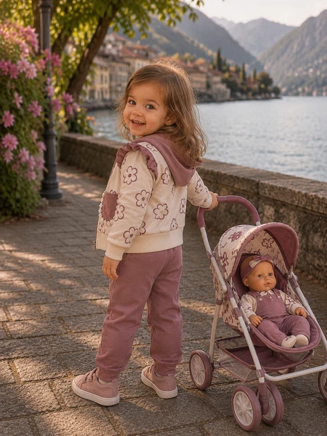 Комплект- тройка Little Flower Kiddo фуксия 68 см - изображение 2