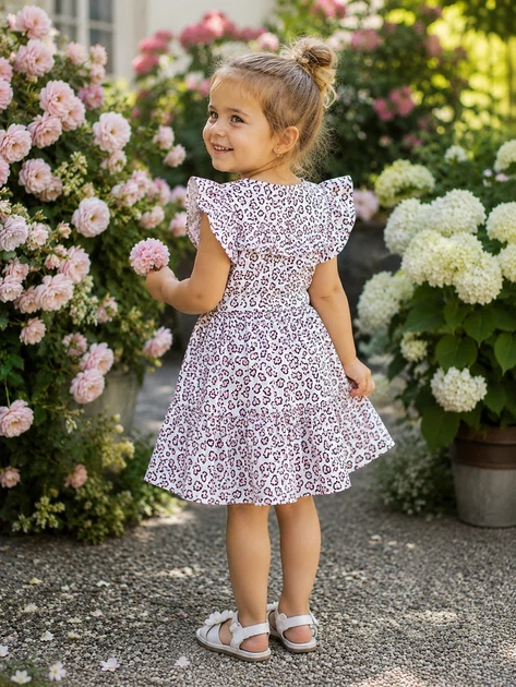 Платье муслиновое Muslin Hearts Kiddo молочный 134 см - изображение 2