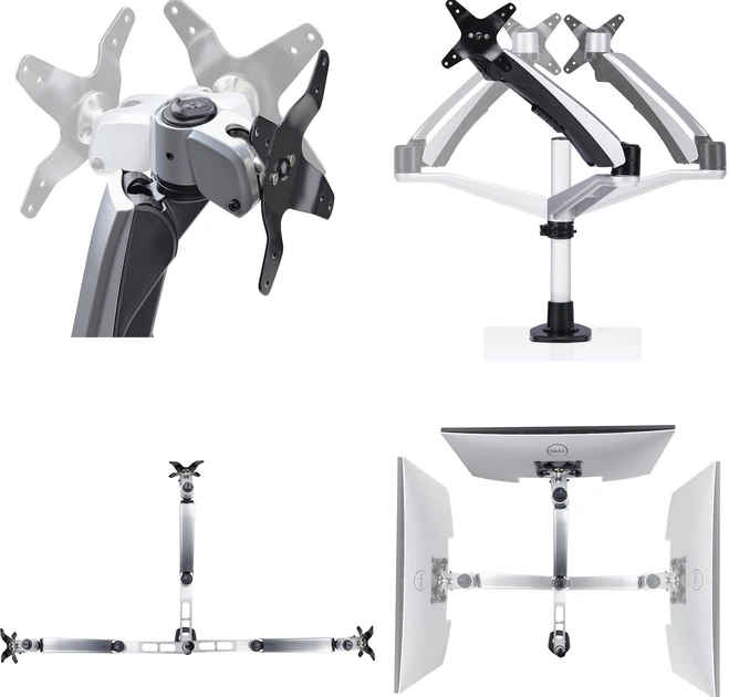 Uchwyt biurkowy do monitora StarTech.com 1MP1ACG-MONITOR-ARM czarno-srebrny (1MP1ACG-MONITOR-ARM) - obraz 10