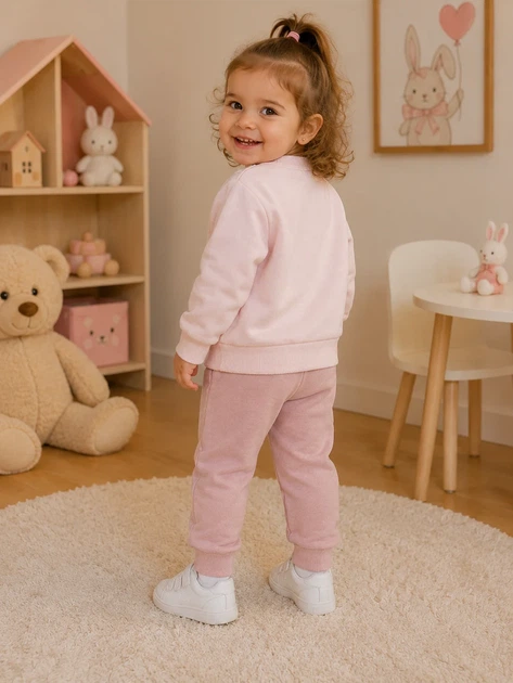 Костюм Bunny Dream Kiddo пудровый 74 см - изображение 2