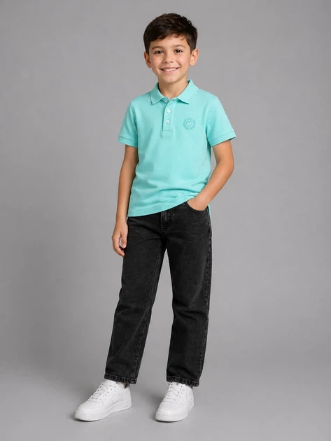Поло для хлопчика CLASSIC STYLE Kiddo М'ятний розмір 110 (KIDDO-4DAE03339593410B87F173CD120D28D5) - Фото 1 Поло для хлопчика CLASSIC STYLE Kiddo М'ятний розмір 110 (KIDDO-4DAE03339593410B87F173CD120D28D5) - изображение 1
