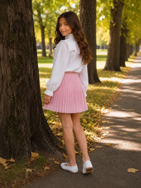 Блуза Soft Ruffle Kiddo Elegant Wave розмір 128 (KIDDO-CD8F5CB4D2494DF48704BDADB0BD4C44) - зображення 2