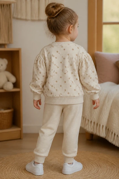 Костюм теплый Sweet Bunny Kiddo пудровый 80 см - изображение 2