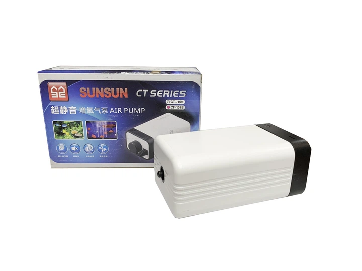 Компресор SunSun CT-101B для акваріума одноканальний - Фото 1 Компресор SunSun CT-101B для акваріума одноканальний - зображення 1
