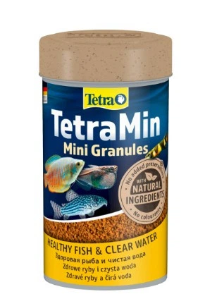 Корм для аквариумных рыб TetraMin Mini Granules в мелких гранулах 100 мл (45 г) - Фото 1 Корм для аквариумных рыб TetraMin Mini Granules в мелких гранулах 100 мл (45 г) - изображение 1