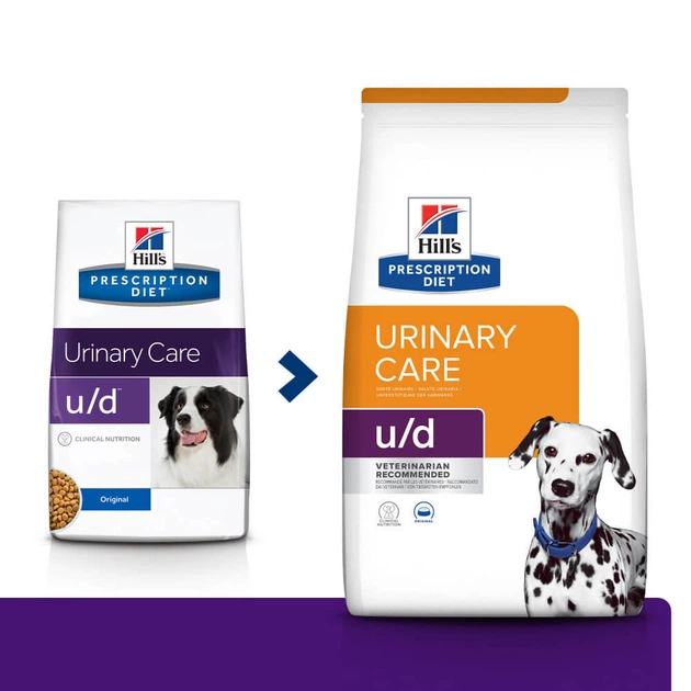 Сухий корм Hill's Prescription Diet Canine U/D для підтримки здоров'я сечовивідних шляхів у дорослих собак, 4 кг - зображення 2