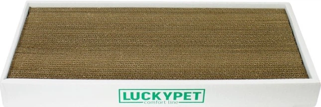 Эко когтеточка Lucky Pet Подиум мини 24х50х5 см - Фото 2 Эко когтеточка Lucky Pet Подиум мини 24х50х5 см - изображение 2