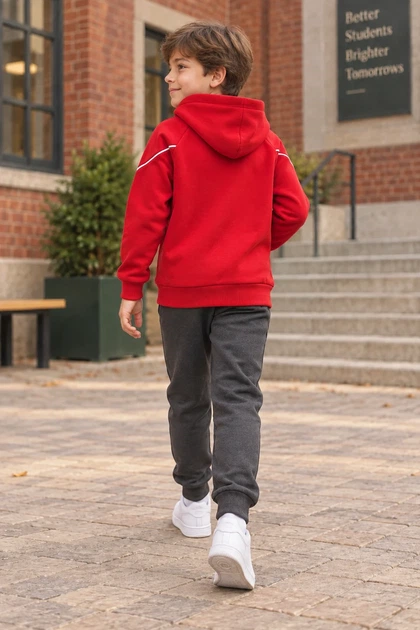 Худі Exchange Kiddo червоний 128 см - зображення 2