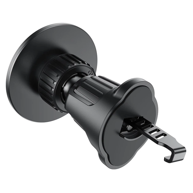 Автотримач для телефона HOCO H12 Fine jade ring magnetic car holder(air outlet) Black - Фото 4 Автотримач для телефона HOCO H12 Fine jade ring magnetic car holder(air outlet) Black - изображение 4