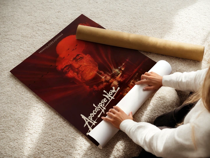 Постер Апокалипсис сегодня, Apocalypse Now (1979), культовое кино, Фрэнсис Коппола, A0 106×68 см (id6131) - изображение 3