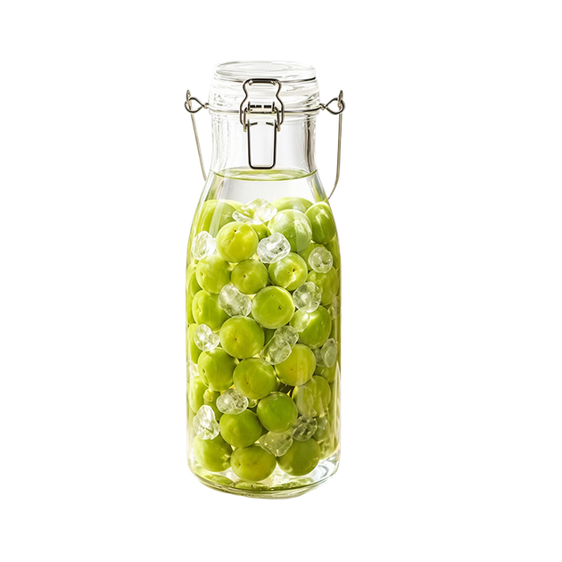 Бутылка для приготовления вина байцзе, пустая бутылка, бутылка байцзю, специальная бутылка, бутылка для молочного чая с застежкой, герметичная винная фляга, банка для вина, банка для хранения. - изображение 4