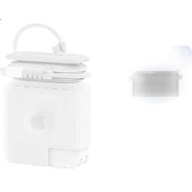 Захисний чохол для зарядного пристрою Mryc Apple для MacBook Air/Pro, адаптер живлення, органайзер для кабелю передачі даних та змотувач [60 Вт/61 Вт/67 Вт] - изображение 3
