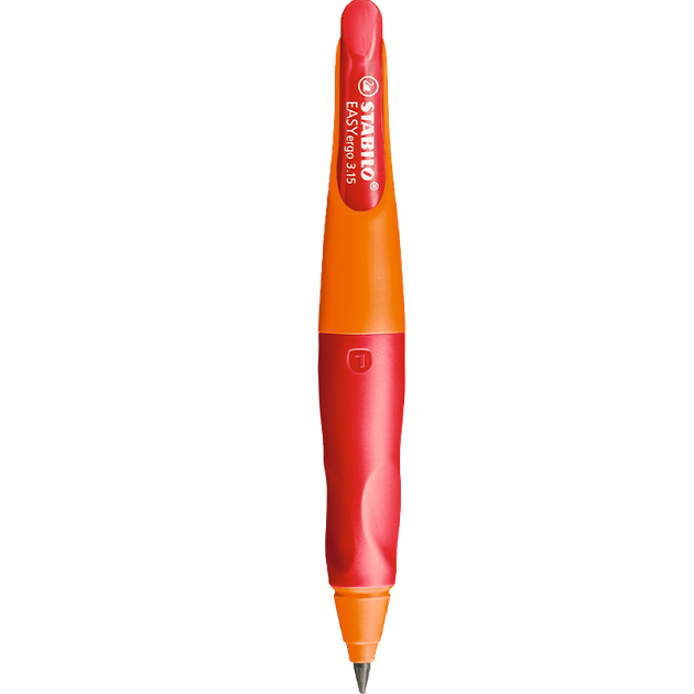 Механический карандаш STABILO Chubby Pencil [Подарок на выпускной для мужчин и женщин], немецкий детский механический карандаш 3,15 мм, безопасный, нетоксичный, эргономичный, оранжевый. - изображение 4