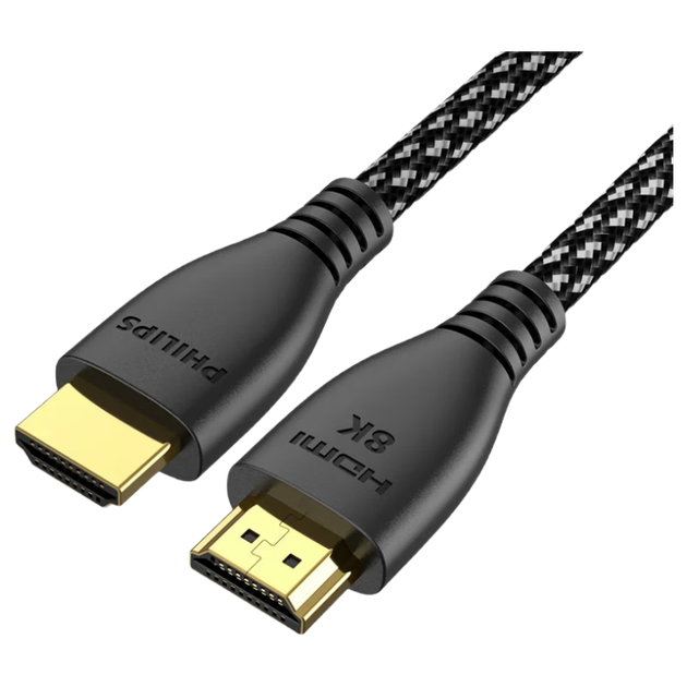 HDMI-кабель PHILIPS версии 2.1, 8K60Hz 4K240Hz, кабель высокой четкости для компьютера, телевизора, телеприставки, монитора, проектора, видеоподключения, 0,5 метра, совместим с HDMI 2.0 - изображение 4