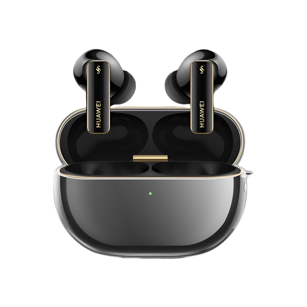 Чехол Aolang для Huawei FreeBuds Pro 4, защитный чехол для беспроводных Bluetooth-наушников FreeBuds Pro 4, ударопрочный, пылезащитный, прозрачный силиконовый чехол для устройства, минималистичный дизайн в стиле Ins + ремешок - изображение 4