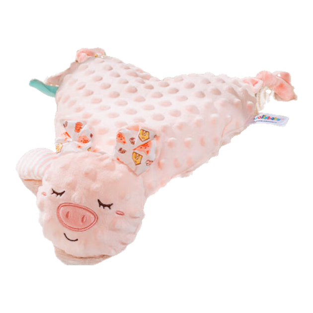 Мягкая плюшевая подушка-плед Jollybaby Baby Comfort Blanket Doll для новорожденных, предназначенная для успокоения в положении лежа на животе. - Фото 4 Мягкая плюшевая подушка-плед Jollybaby Baby Comfort Blanket Doll для новорожденных, предназначенная для успокоения в положении лежа на животе. - изображение 4