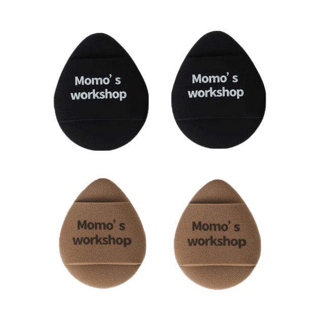 Пуховка Maojiji Momo's Workshop TATAmi, мини-пуховка, румяна коричневого и черного цвета, фиксирующая пудра, 38 Goddess Festival - изображение 4