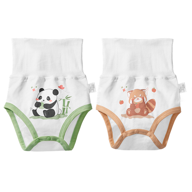 Бандаж для живота с высокой талией Beiboshi Babybox для новорожденных, защита пупка, накидка для живота, предотвращающая переохлаждение, теплый хлопковый материал. - изображение 4