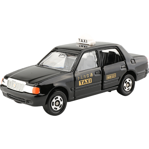 TAKARA TOMY, Модель легкосплавного автомобіля для дітей, червоно-біла коробка № 51 Toyota Crown Taxi, 746881 - зображення 4