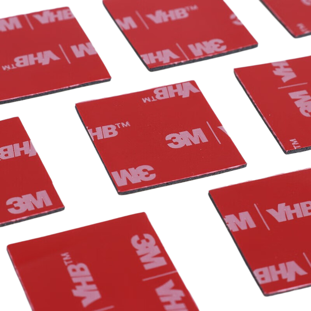 Двусторонняя клейкая лента 3M, термостойкое автомобильное крепление ETC, прочная черная версия, длина 40 мм * ширина 40 мм, упаковка из 5 штук. - изображение 4