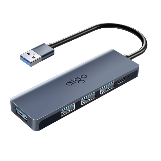Адаптер Aigo USB-хаб 3.0, інтерфейсний конвертер, конвертер-конвертер, док-станція для ноутбука, подовжувач USB, кабель USB-розширення, док-станція B01-0.5 м - изображение 4