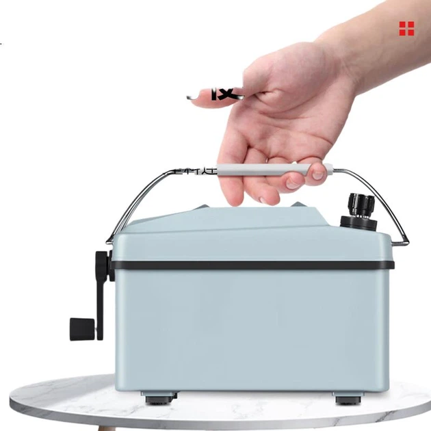DELIXI ELECTRIC Мегаомметр з алюмінієвим корпусом, тестер опору ізоляції, ручний вимірювач опору для електриків [500 В/500 МОм] - зображення 3