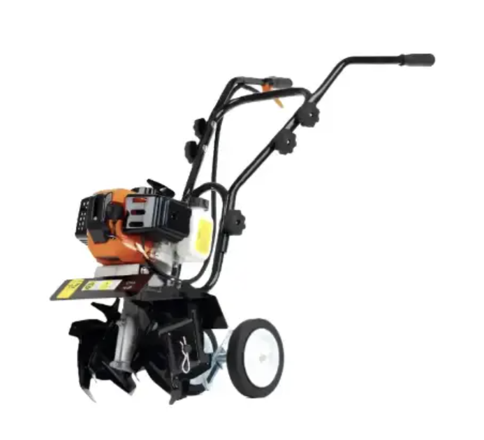Бензиновый мотокультиватор BOXER BX-124 52 см³ 6500 об/мин ширина 30 см глубина 13 см 16 ножей 4 секции Садовый культиватор для огорода почвы теплицы - изображение 5