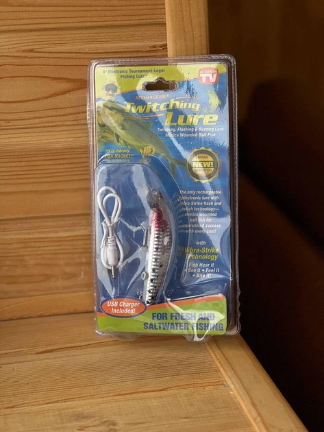 Електронний воблер-приманка Twitching Lure для риболовлі з вібрацією та підсвічуванням, акумуляторний USB - Фото 3 Електронний воблер-приманка Twitching Lure для риболовлі з вібрацією та підсвічуванням, акумуляторний USB - зображення 3