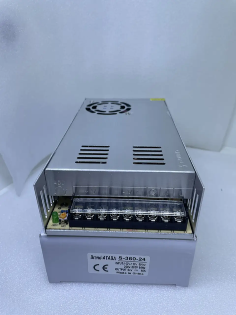 Блок питания Ataba 24V 15А 360W металлический корпус - изображение 4