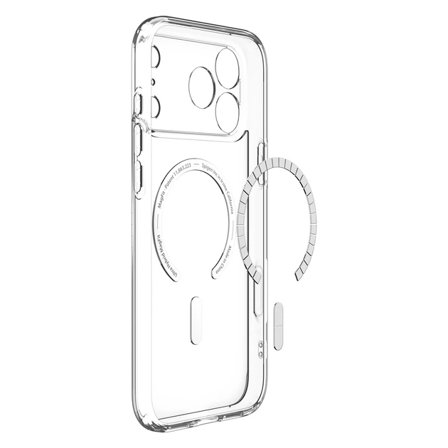 Чехол Spigen Ultra Hybrid MagFit для iPhone 18 Pro Max Clear White (ACS12118) - изображение 5