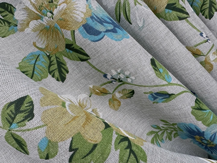 Комплект штор VR-Textil Лен Прованс 200х270 2шт и Тюль 500х270 2082ш-115т Разноцветный с белым 71-217/6 - изображение 7