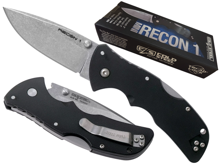 Кишеньковий ніж Cold Steel Mini Recon 1 SP CS-27BAS - Фото 2 Кишеньковий ніж Cold Steel Mini Recon 1 SP CS-27BAS - изображение 2