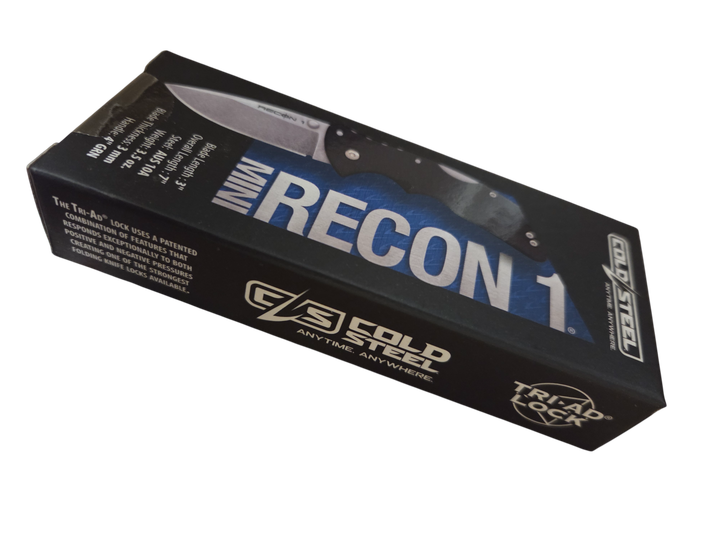Кишеньковий ніж Cold Steel Mini Recon 1 SP CS-27BAS - Фото 11 Кишеньковий ніж Cold Steel Mini Recon 1 SP CS-27BAS - изображение 11